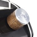 An LED wooden button