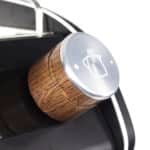 An LED wooden button