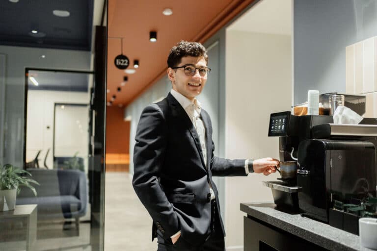 A Small Office Coffee Making Machine