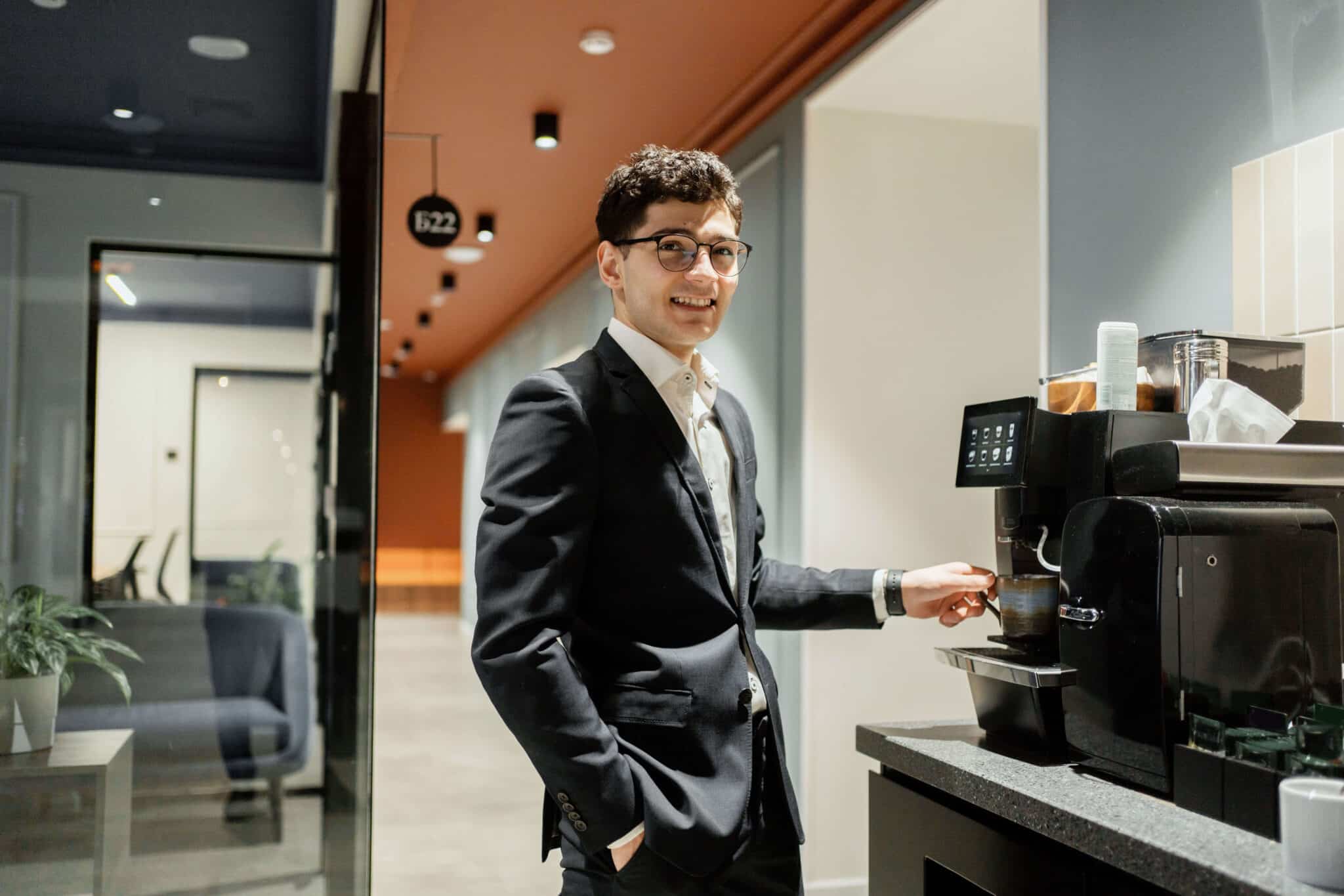 A Small Office Coffee Making Machine