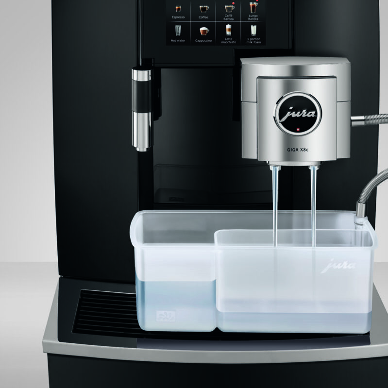 Jura Giga X8C G2 Coffee Machine (Aluminium Black) milk system Jura Giga X8C G2 Coffee Machine (Aluminium Black) milk system