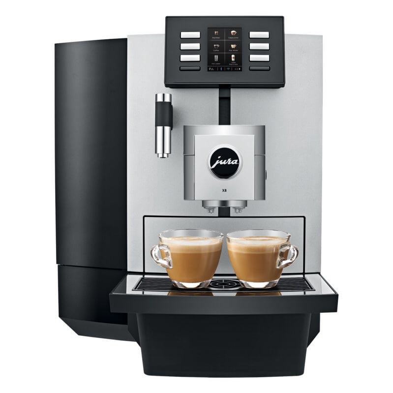 Jura JX8 Coffee Machine front view Jura JX8 Coffee Machine front view