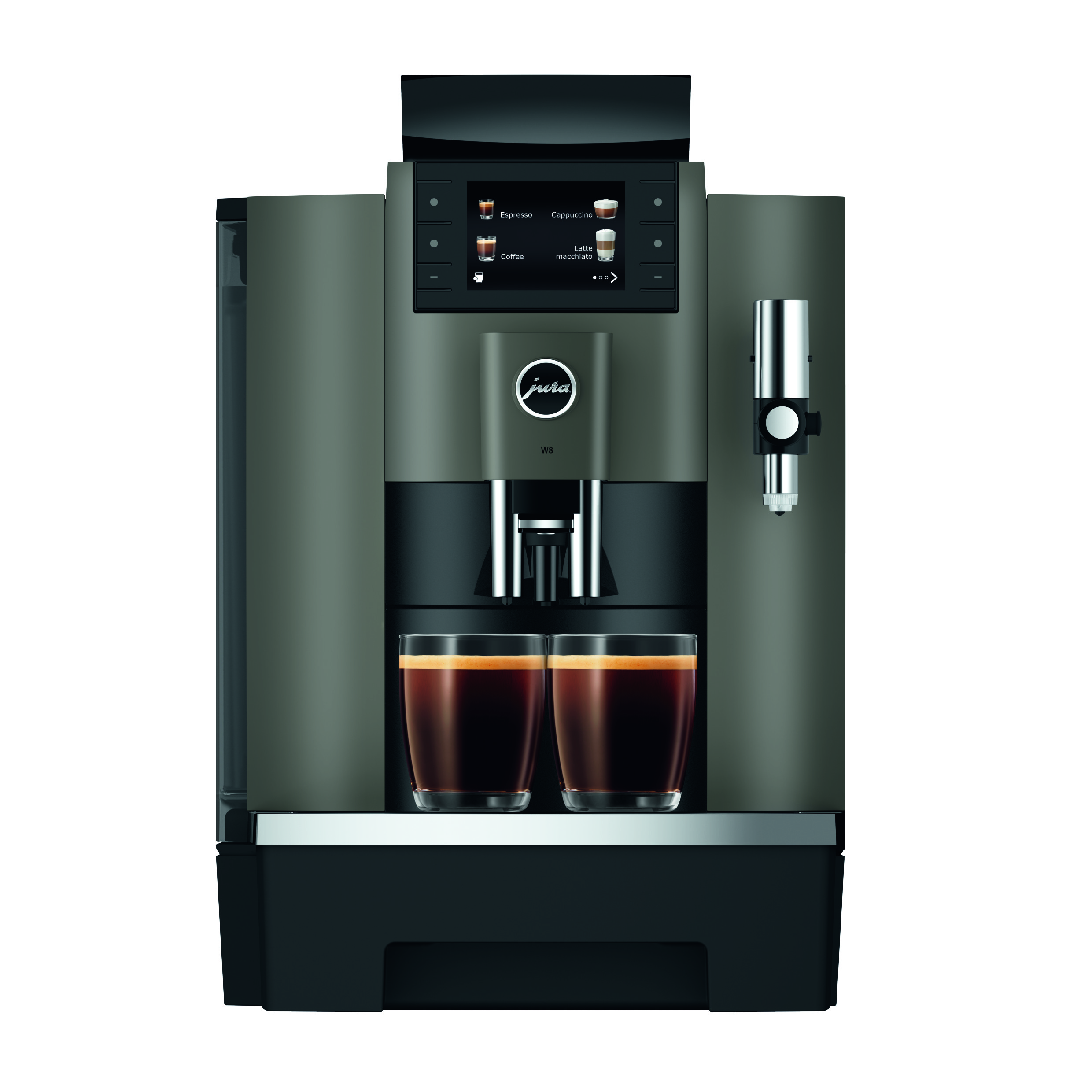 Jura W8 Coffee Machine front view